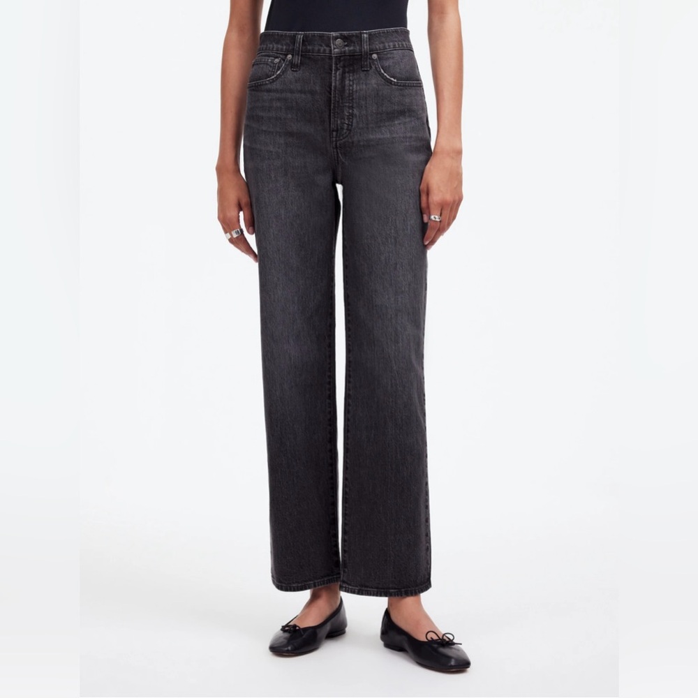 Madewell-The Perfect Vintage Wide-Leg Crop Jean